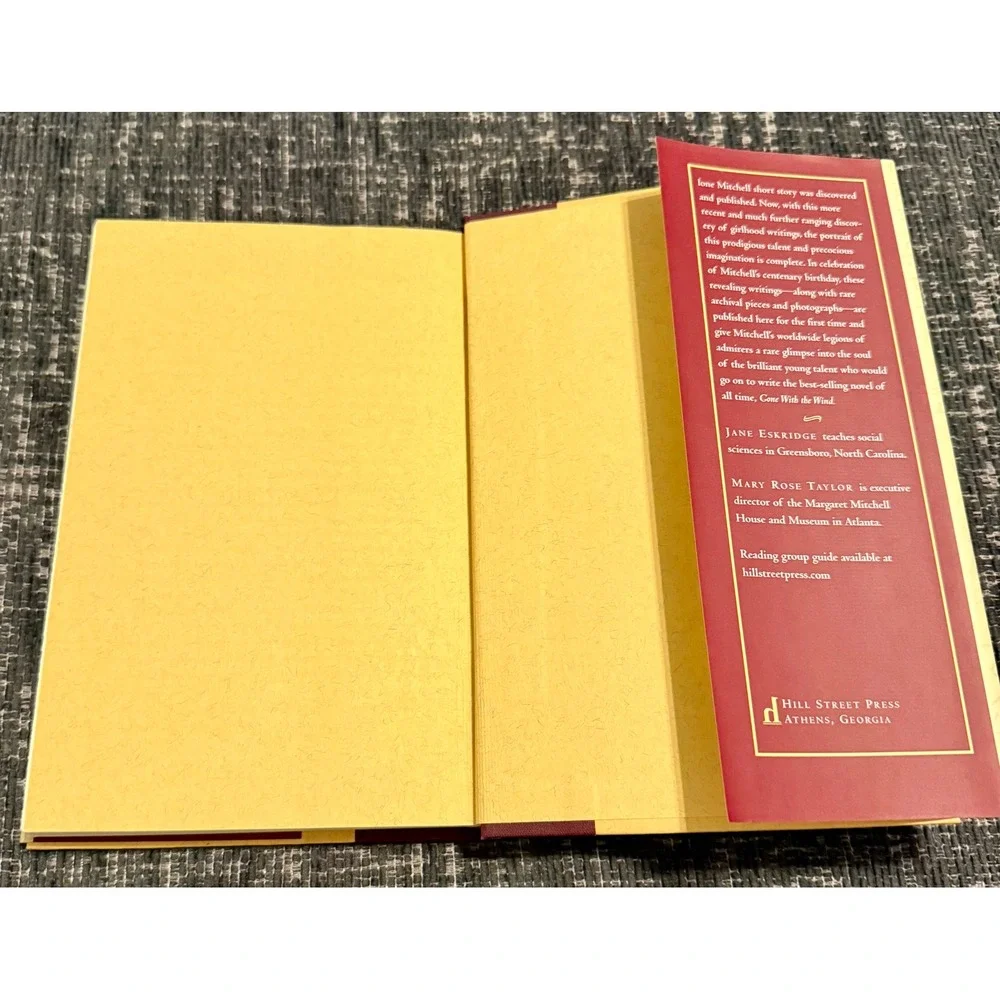 Hill Street Press Before Scarlett Hardcover Excellent Margaret Mitchell Writings